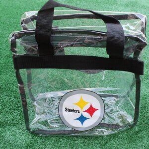 Pittsburgh Steelers Clear tote stadium bag purse
